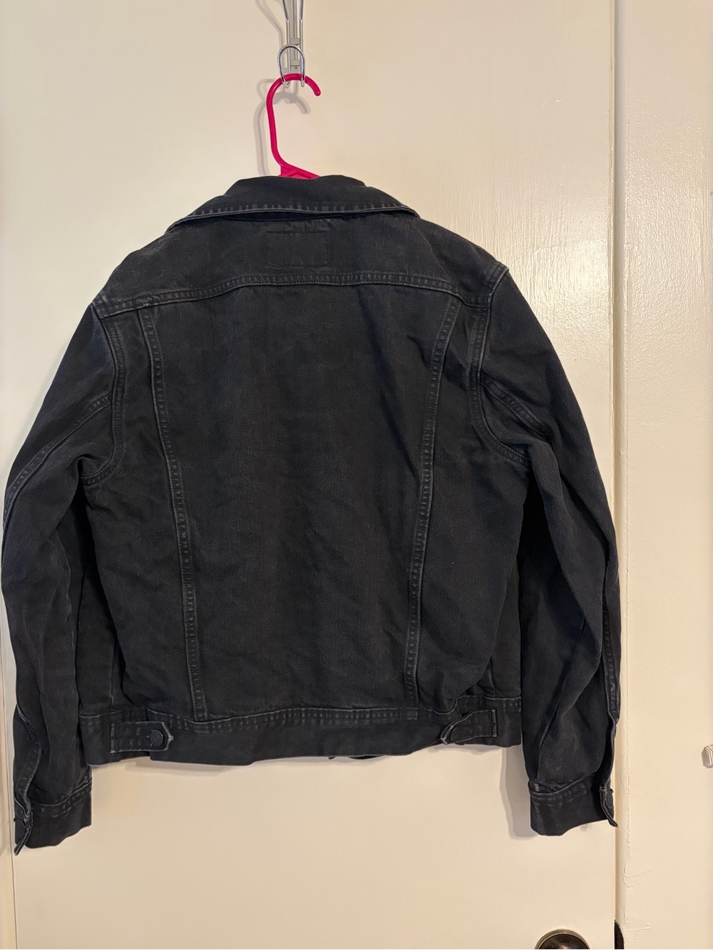 Banana Republic Black Denim Jacket - Picture 3 of 4